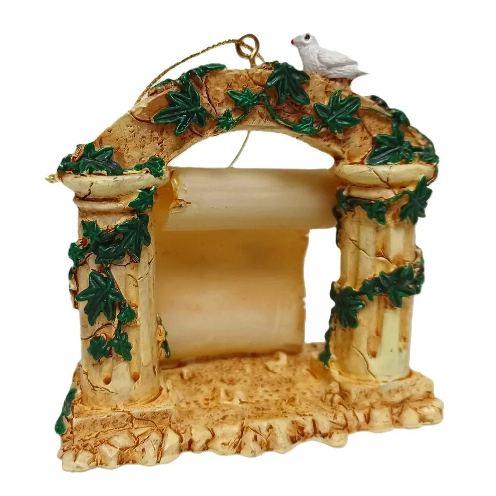 Christmas Scripture Scroll Ornament: Luke 2:14 Peace on Earth